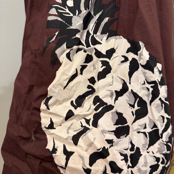 MSGM Burgundy sleeveless midi dress - Picture 3 of 4